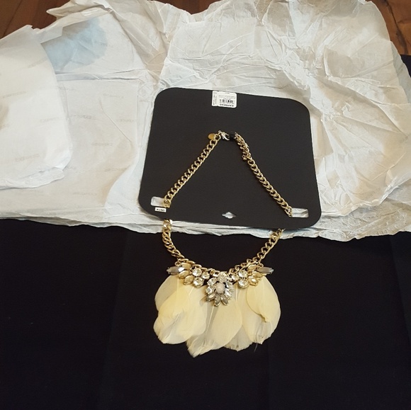 Express Jewelry - EXPRESS Trendy feather necklace
